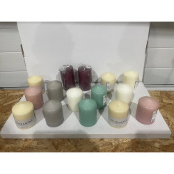 Jule Salg af 15 super fine Bloklys fra Pillar Candel Home & Styling