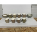 10 stk super fine porcelæns jule lys