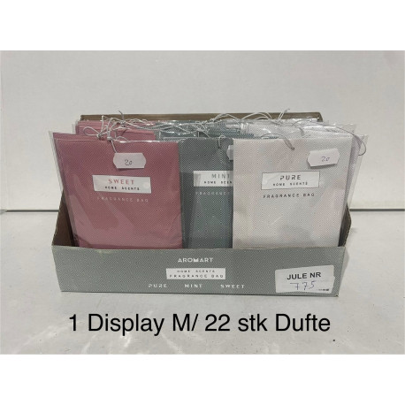 1 Display med 22 pakker dufte