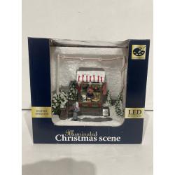 Christmas Scene med alt i led lys