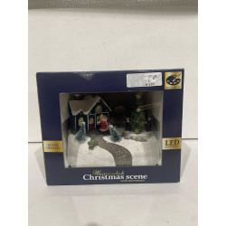 Christmas Scene med alt i led lys