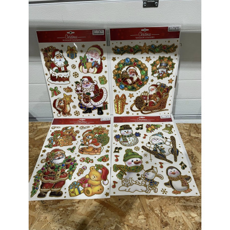Jule salg af 4 store Jule Ark med stickers.