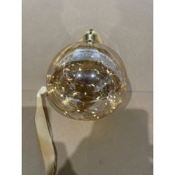 1 Super flot Glas Led Jule Kugle 20.cm dir.