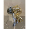 2 stk super flot Glas Led Jule Kugle 15.cm diameter.