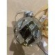 2 stk super flot Glas Led Jule Kugle 15.cm diameter.
