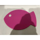1 Sæt fiske skærebrætter i 3 farver i plast 30 X 20 cm