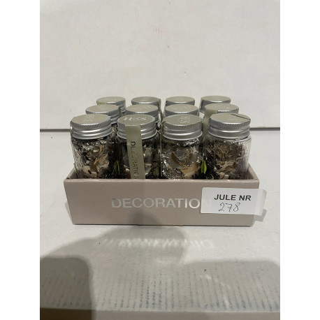 1 Display med 12 stk Decoration fra H & S