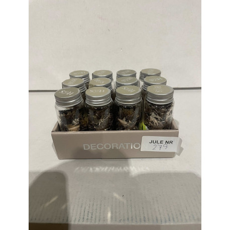 1 Display med 12 stk Decoration fra H & S