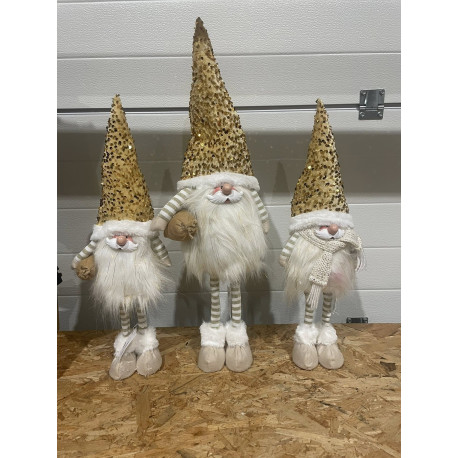 1 sæt Nisse familie med far og 2 børn
