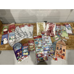 Jule Salg af 25 Pakker super fine Jule mærker , stickers , kort , osv