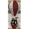 1 kæmpe Jule Luftballon med jule Mand 80.cm
