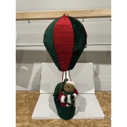1 kæmpe Jule Luftballon med jule Nisse bamser 80.cm