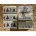 6 Super fine Jule fade i glas.