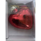 Super flotte Jule Hjerter i Real glas 5X4.cm