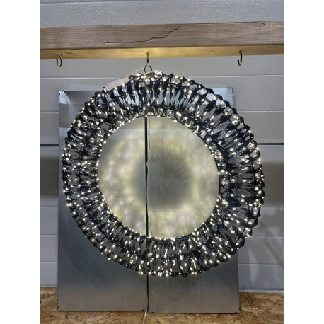 1 stor 50.cm Jule led krans til 220.V
