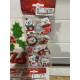 1 super fint Jule lot med 12 pakker Jule Stickers
