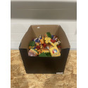 1 Display med 59 stk Jule / Nytårs Deco i plast i H & S