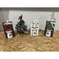 Jule Salg at 1 Jule Lot med 3 fine porcelæns stager med dufte