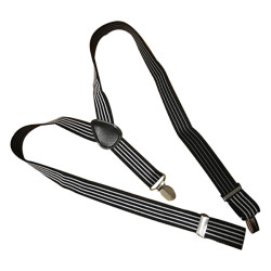 Sort/Hvid Mønstret Seler - S-028