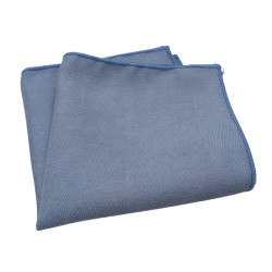 Lyseblå Bomulds Lommeklud