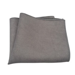 Grå Bomulds Lommeklud