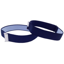 Navyblå Stof Ærmeholdere