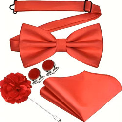 Luksus Sættet m/ 5 dele til den kræsende Herre i Rød