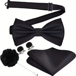 Luksus Sættet m/ 5 dele til den kræsende Herre i Sort