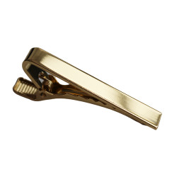 Slipseklemmer i Elegant Poleret Metal i Sølv design.