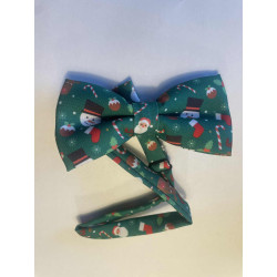 Grøn Julebutterfly med Julemand´s Deco