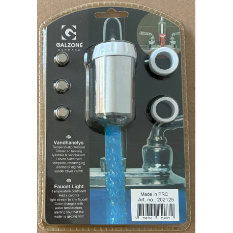 3-farvet lyshane Vandhane Køkken Badeværelse Glød