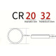 CR2032 3V knapbatteri økonomipakken