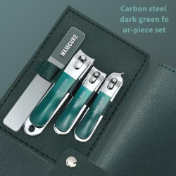 4-delt negleklippersæt i rustfrit stål