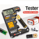 Batteritester til 9V, 6F22, 1.5V, 3V Knapbatterier med Digitalt Display