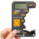 Batteritester til 9V, 6F22, 1.5V, 3V Knapbatterier med Digitalt Display