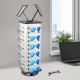Et roterende Solbrille displaystand til briller med et robust design med spejle