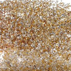 16000 stk. Gyldne og Sølv Konfetti Bundle Glitter Stjerner
