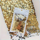 1 pose med 22000 Gyldne Hjerteformede Konfetti Glitter og Pailletter