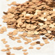 1 pose med 22000 Gyldne Hjerteformede Konfetti Glitter og Pailletter