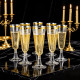 Guldfarvede Champagneflasker med Tykkere og Forlængede Kant
