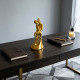 Romantisk kyssende Parstatue i 3D-printet figur