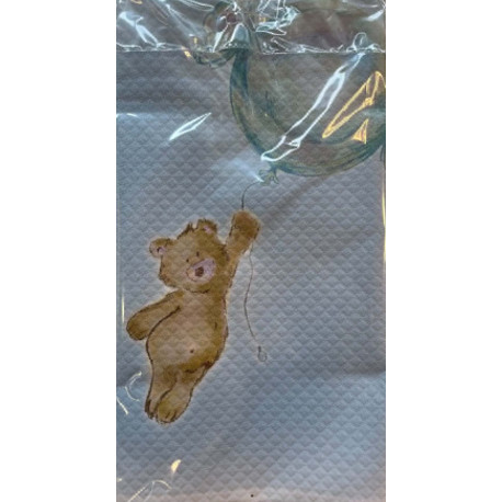 Papir´s Dug Sweet Blue Bear 120 X 180.cm