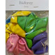 30.stk flerfarvet Balloner 23 cm i Latex