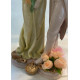 Super flot Topkagefigur brudepar med Roser & Guld Deco i Resin