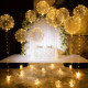 12 stk Balloner Lysstreng) Bobo Balloner med LED Lys