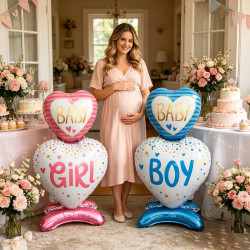 1 stk. 110 cm Super flot Baby Shower Folieballon