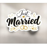 Just Married Bryllupsringe til din bryllups dag 15,1 cm