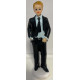 Drenge konfirmand Topfigur Drenge konfirmand Topfigur  med lyst hår