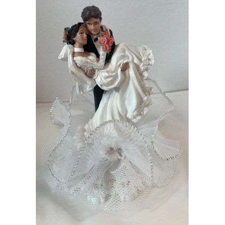 Super flot Topkagefigur bryllupspar til Kage Toppen
