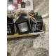 Salg af 1 Display med 24 Metal Jule Huse med led lys i
